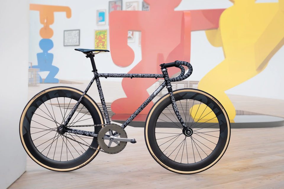 Affinity X Keith Haring Black Single Speed Track frame set