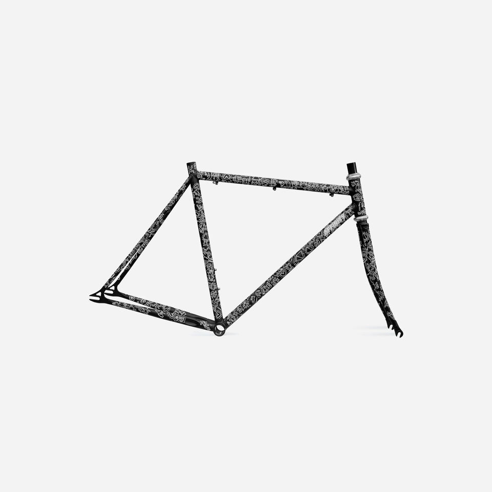 Affinity X Keith Haring Black Single Speed Track frame set