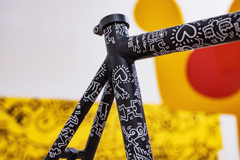 Affinity X Keith Haring Black Single Speed Track frame set