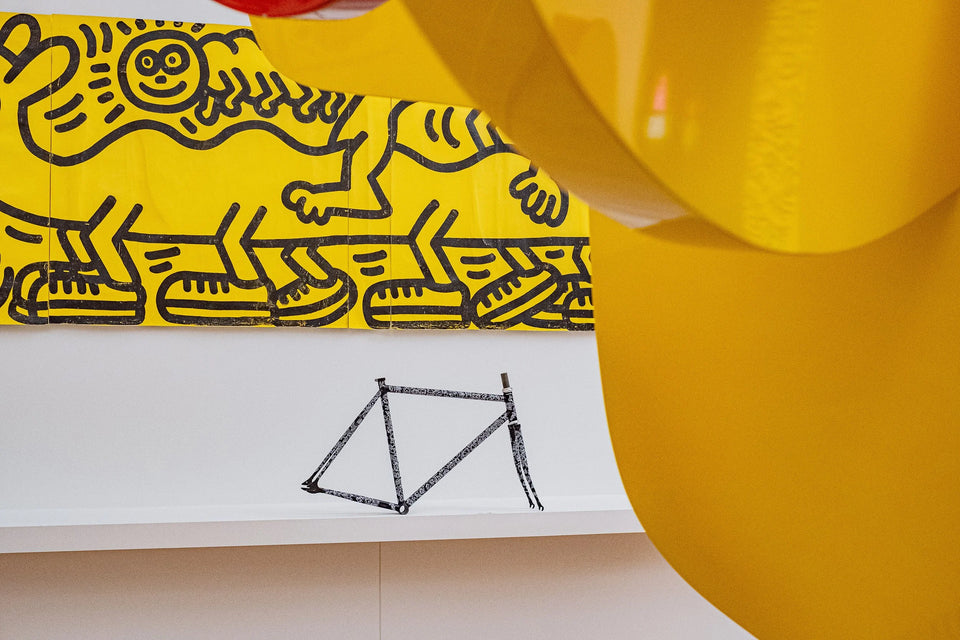 Affinity X Keith Haring Black Single Speed Track frame set