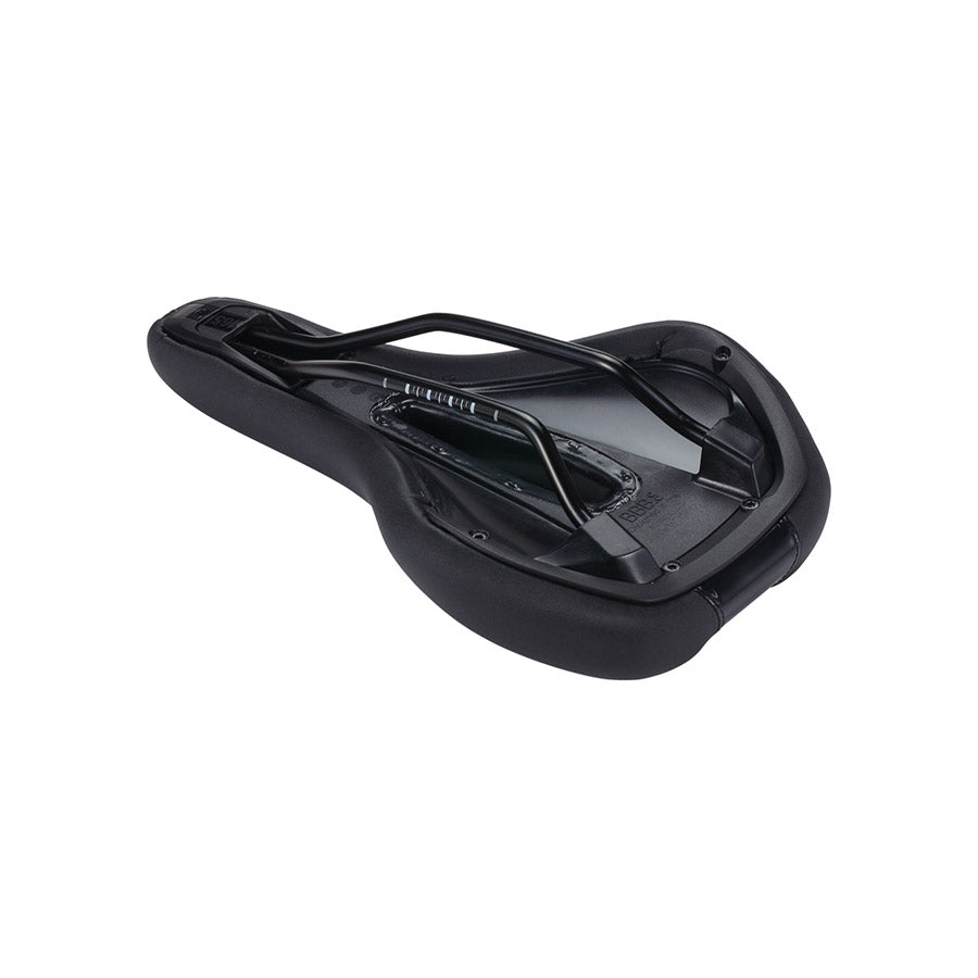 BBB Cycling BSD-137 Sport Comfort 2.0 saddle, underside and boron rails
