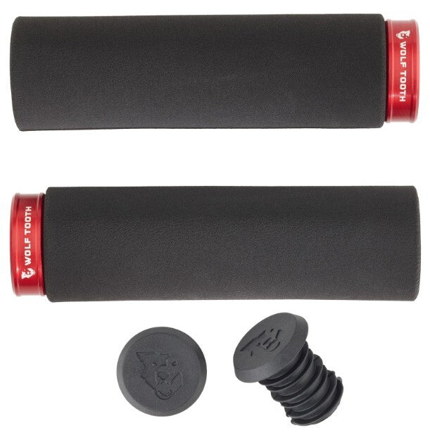 Fat Paw Lock-On Grips Red collar