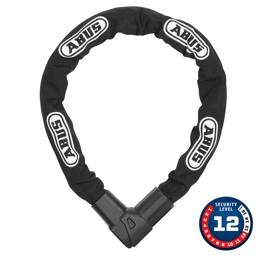 Abus, CityChain Plus 1010K, Chain Lock, Key, 9mm, 140cm, 4.6', Black