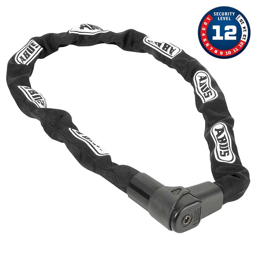 Abus, CityChain Plus 1010K, Chain Lock, Key, 9mm, 140cm, 4.6', Black