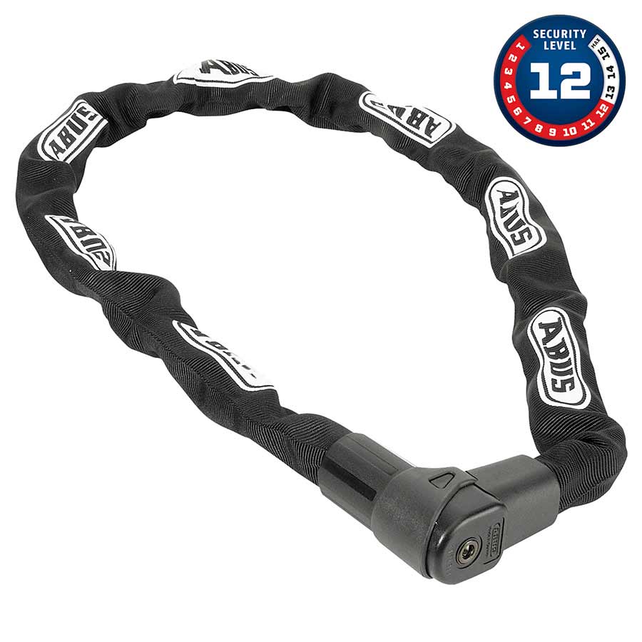 Abus, CityChain Plus 1010K, Chain Lock, Key, 9mm, 140cm, 4.6', Black