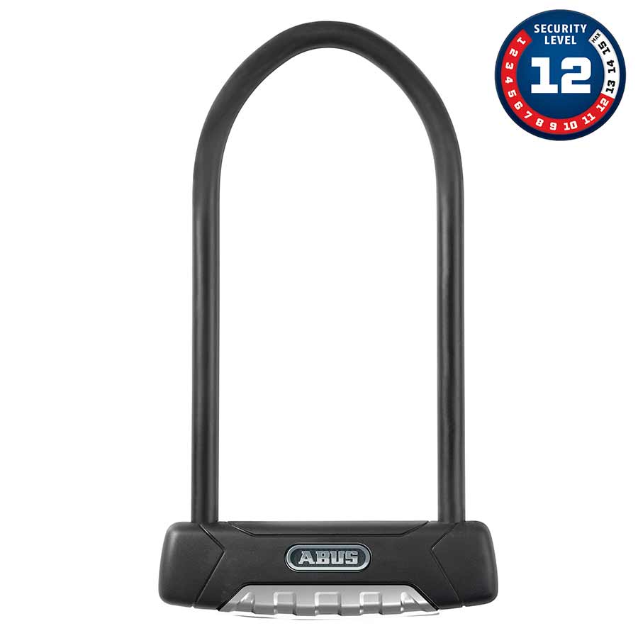 Abus, Granit Plus 470, U-Lock, Key, 12mm, 15.0cm x 23.0cm, 5.9'' x 9'', USH, Black