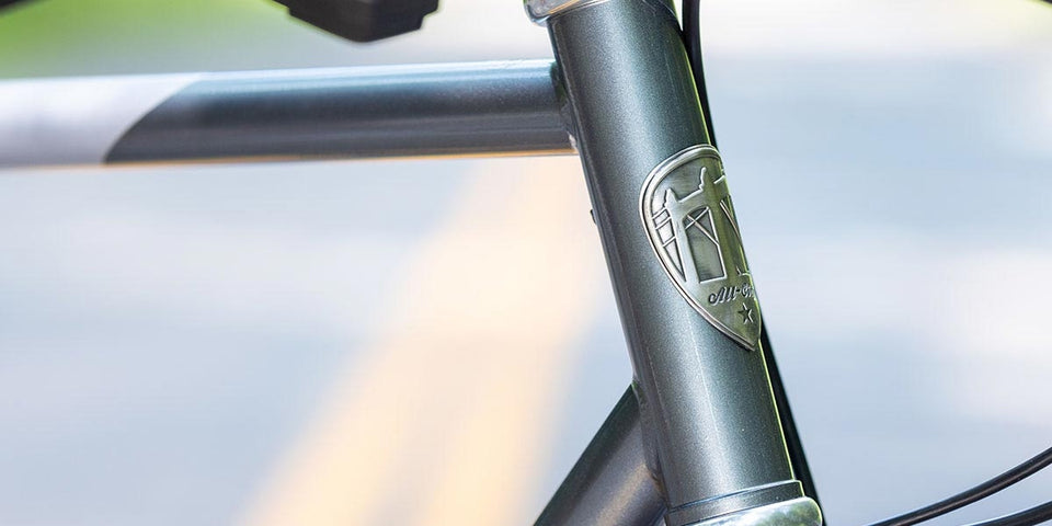 All-City Space Horse headtube badge detail