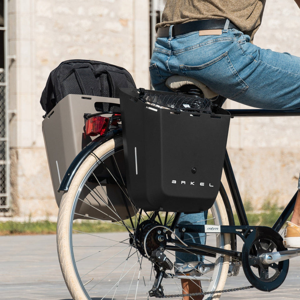 Arkel Daily Cargo Bike Box mounted on a bike