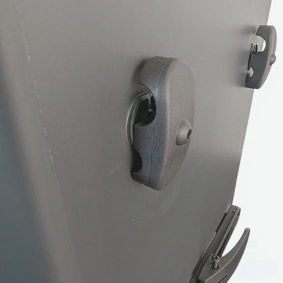 Arkel Daily Cargo Bike Box - KLICKfix mounting hardware detail