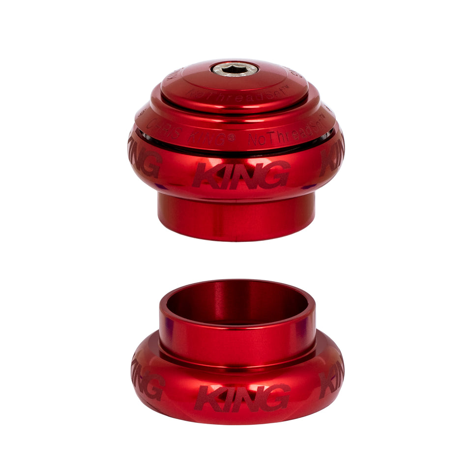 Chris King NoThreadSet Headset 1" - Sotto Voce Red