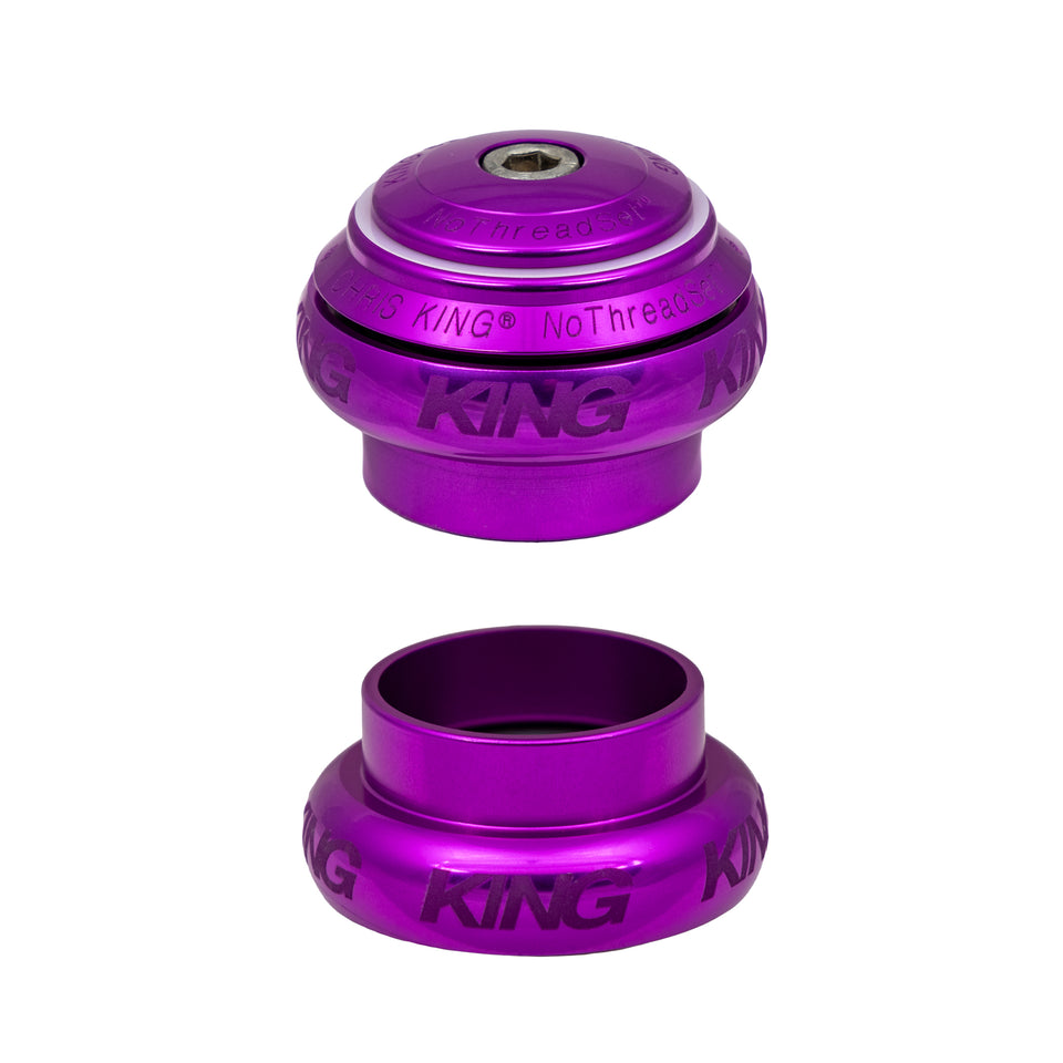 Chris King NoThreadSet Headset 1-1/8" - 3D Violet