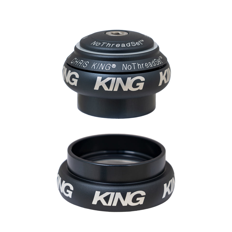 Chris King NoThreadSet Tapered Headset EC34/EC44 1-1/8" to 1-1/4" - Midnight