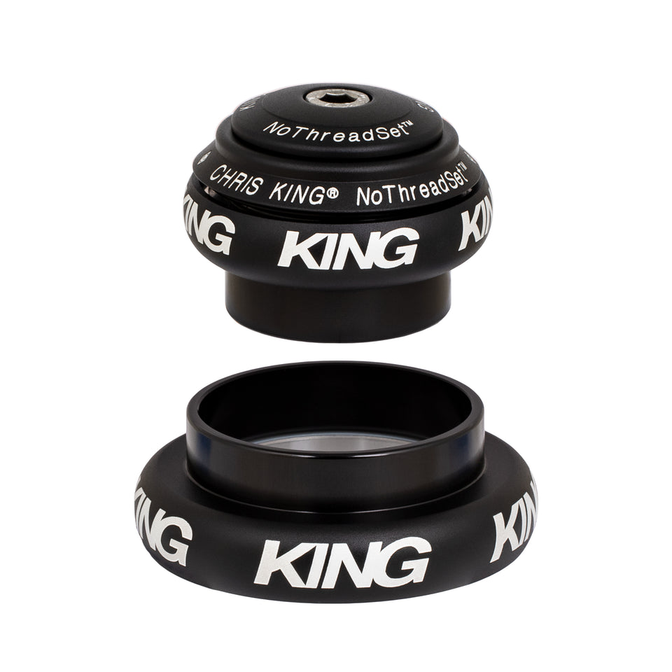 Chris King NoThreadSet Tapered Headset EC34/EC44 1-1/8" to 1-1/2" - Matte Black