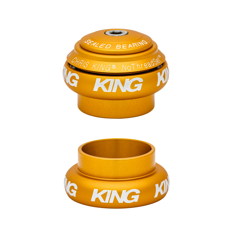 Chris King NoThreadSet Headset 1-1/8" - Matte Gold 50th
