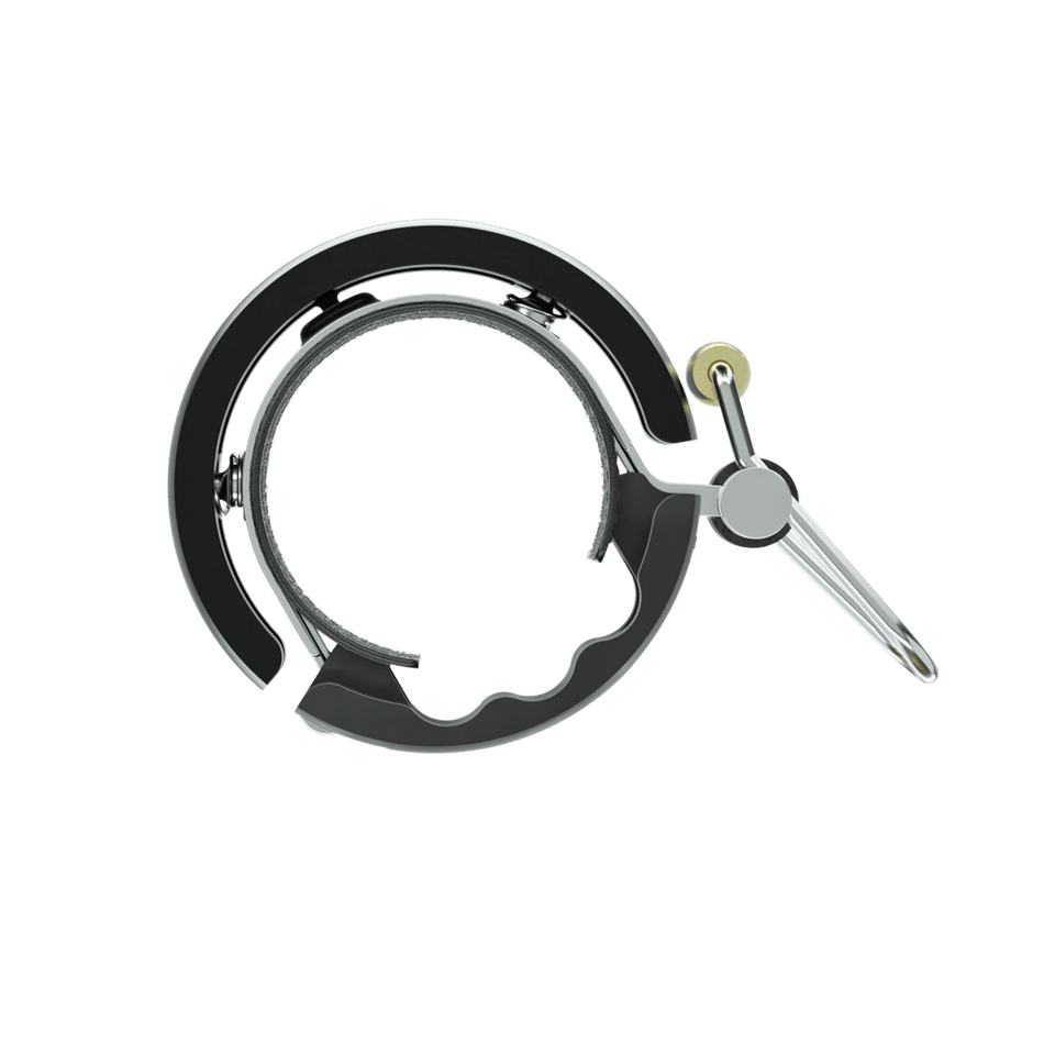 Knog Oi Luxe bike bell in matte black