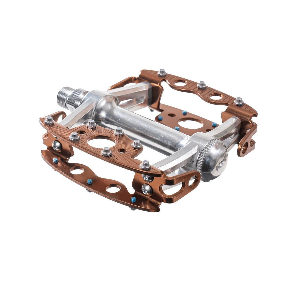 SimWorks by MKS Taco Pedal Bronze - side view