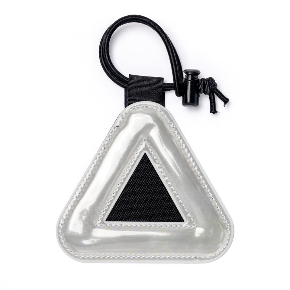 Blue Lug Triangle Reflector - Silver