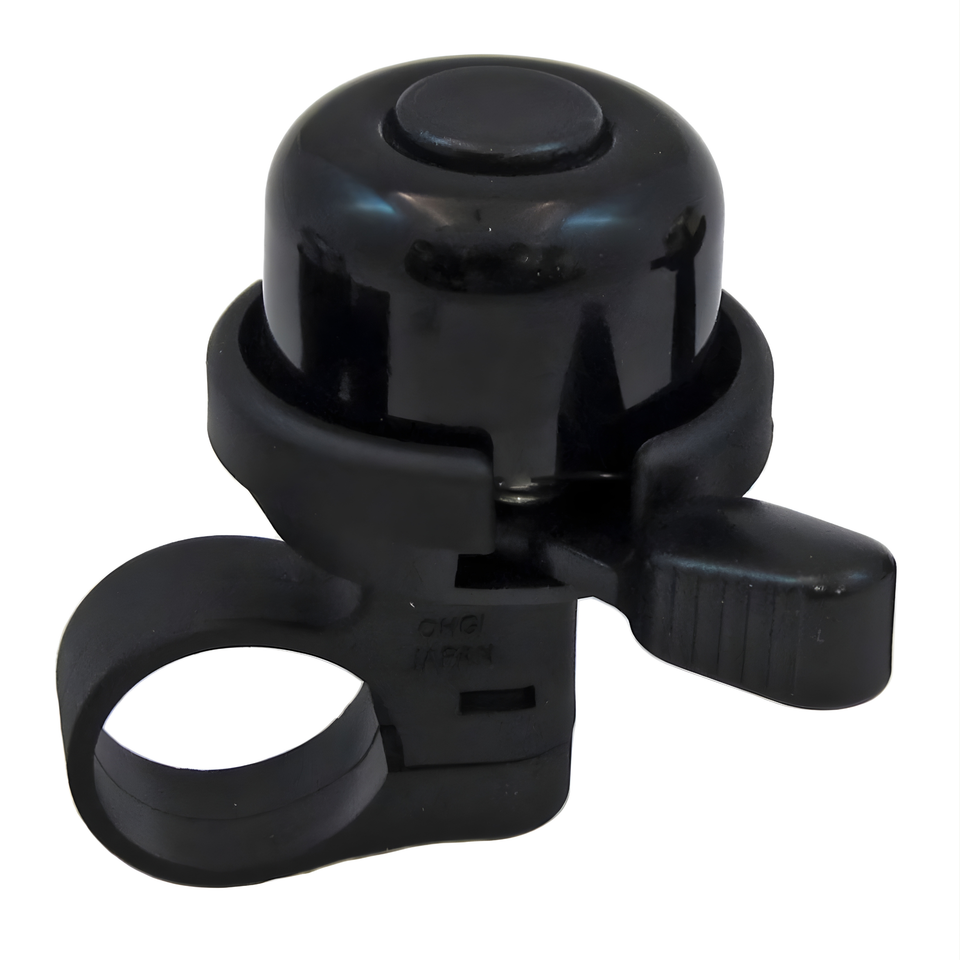 Mirrycle Incredibell Brass Duet bicycle bell in black