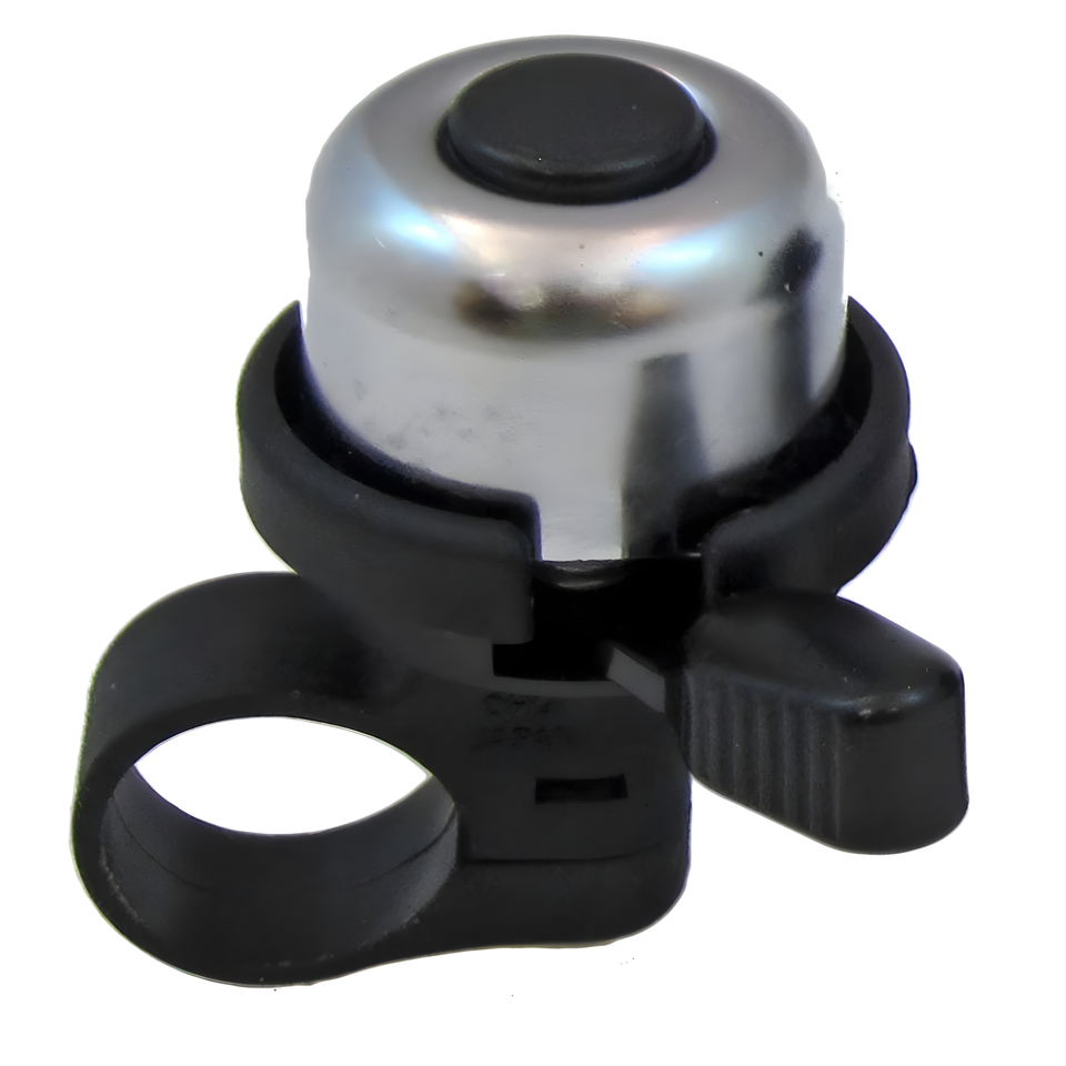 Mirrycle Incredibell Brass Duet bicycle bell in chrome