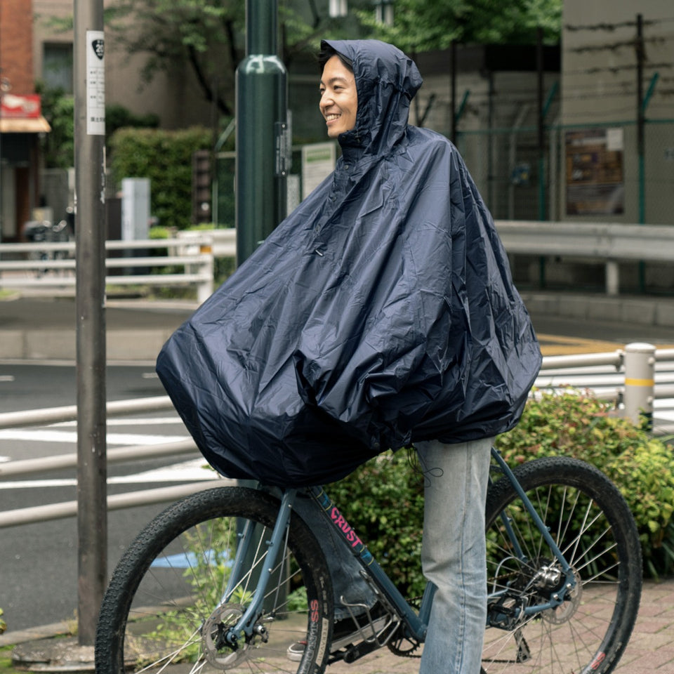 Fairweather Packable Rain Poncho - Navy