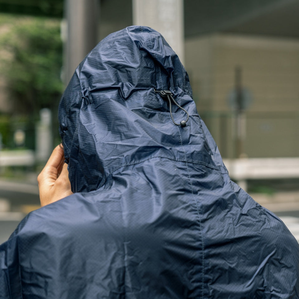 Fairweather Packable Rain Poncho - Navy