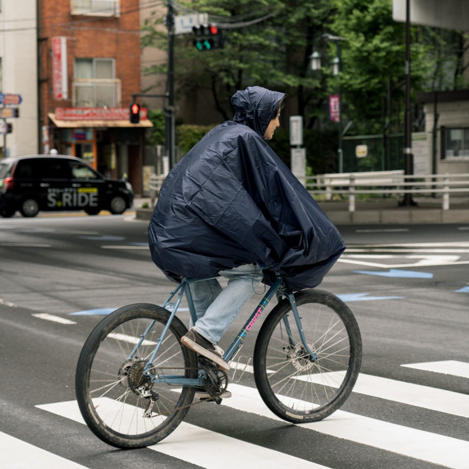 Fairweather Packable Rain Poncho - Navy