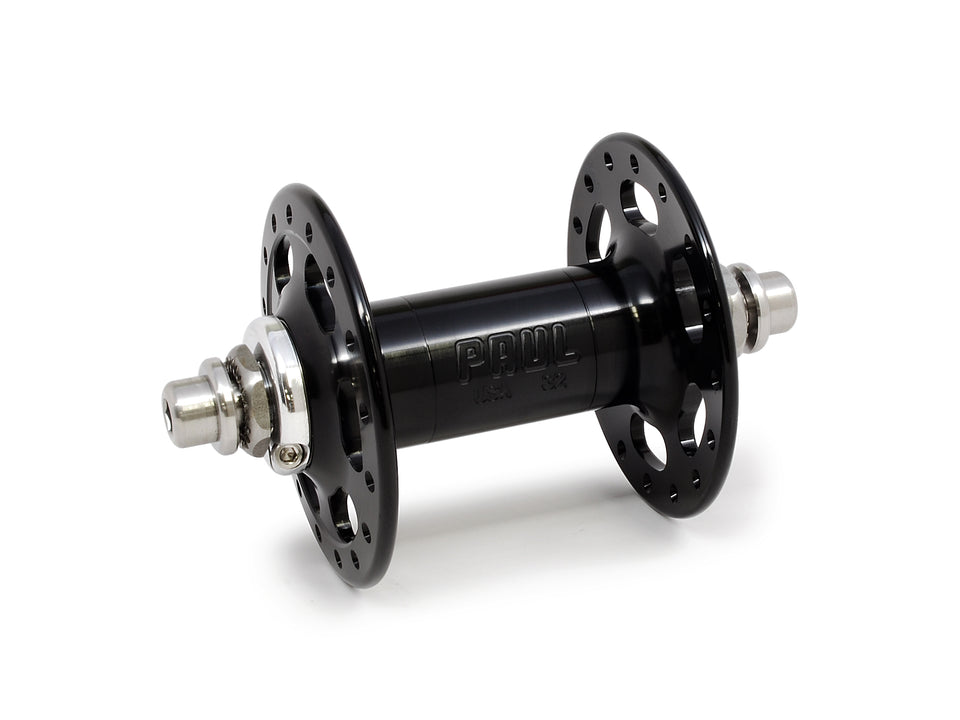 Paul High Flange Front Hub - Black