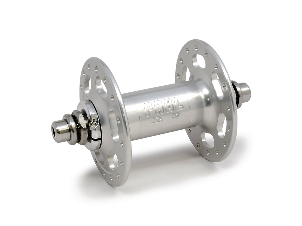 Paul High Flange Front Hub - Silver