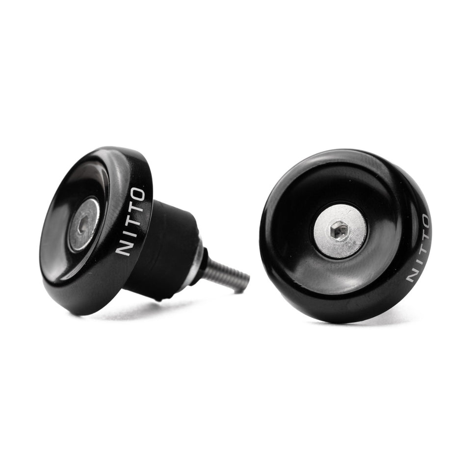 Nitto FW-25 Large Bar End - Black
