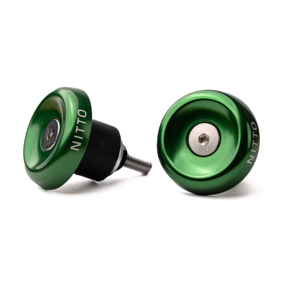 Nitto FW-25 Large Bar End - Green