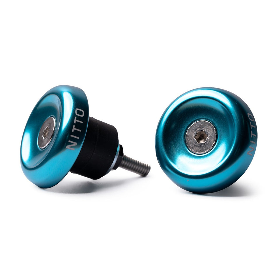 Nitto FW-25 Large Bar End - Turquoise