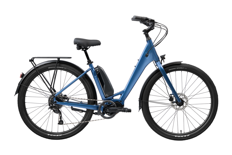Norco Scene VLT 2025 — Blue, 27.5" step-through e-bike