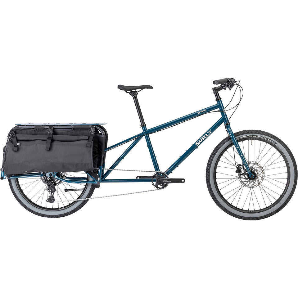 Surly Big Dummy longtail cargo bike in Twilight Zone, side view