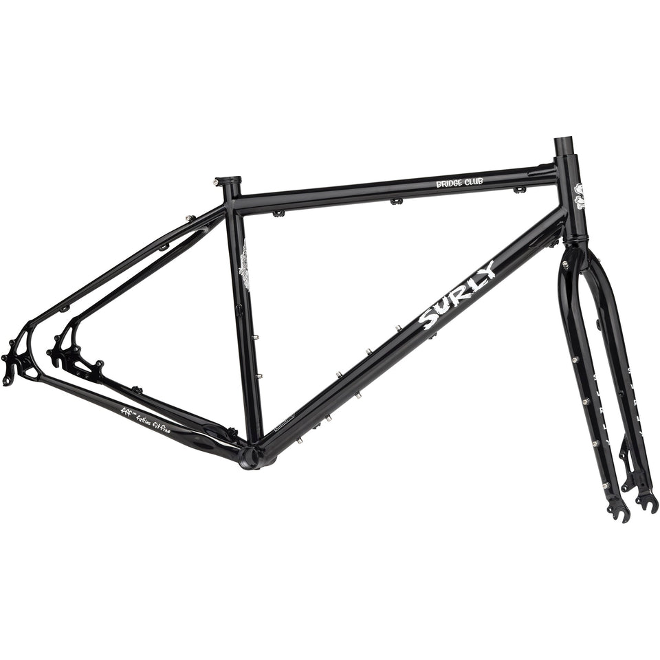 Surly Bridge Club Frameset in Trevor's Closet Black - full frame side view
