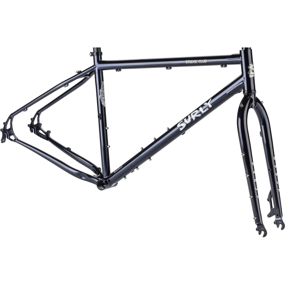 Surly Bridge Club Frameset in Squid Ink - full frame side view