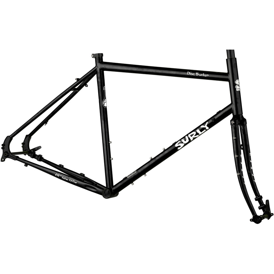 Surly Disc Trucker 26 Frameset - Hi-Viz Black