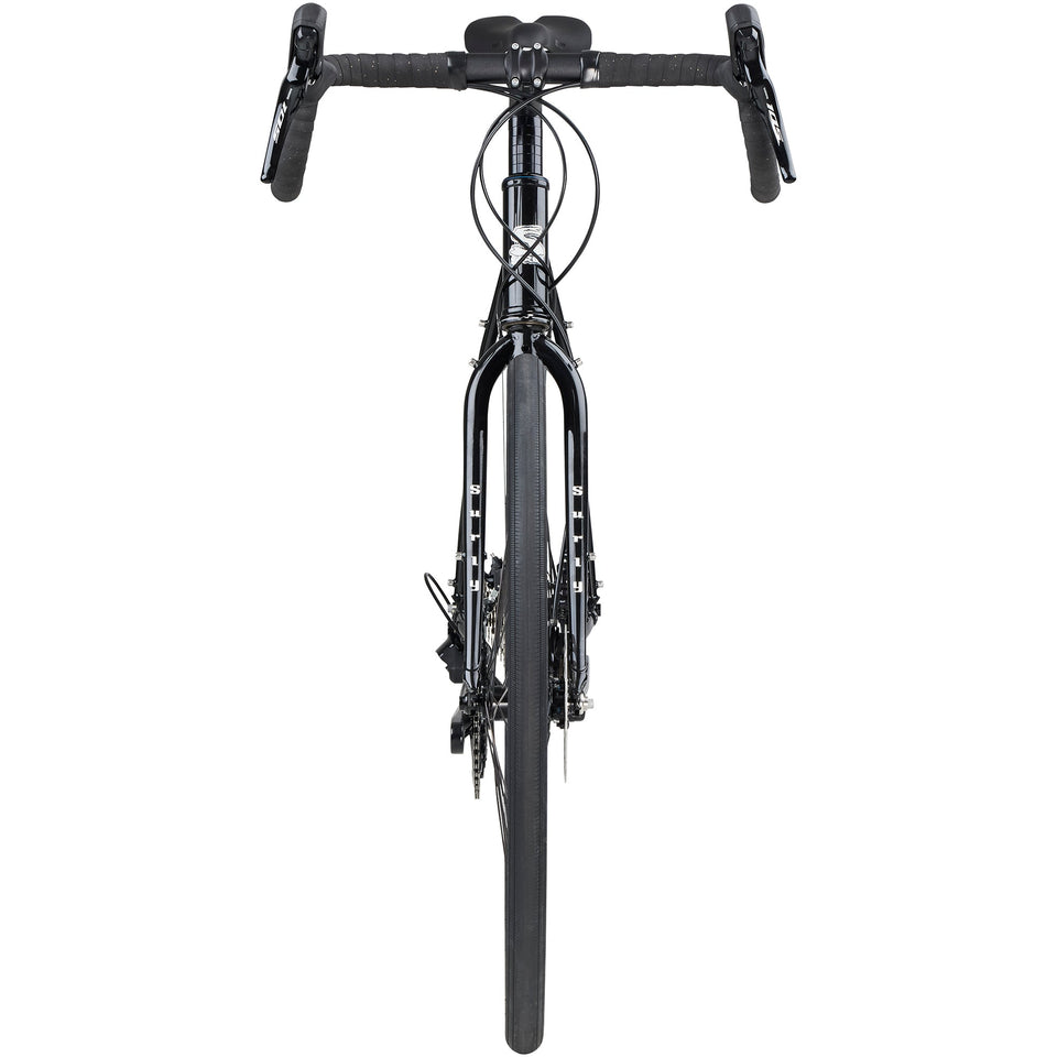 Surly Midnight Special bike in Hi-Viz Black, front view
