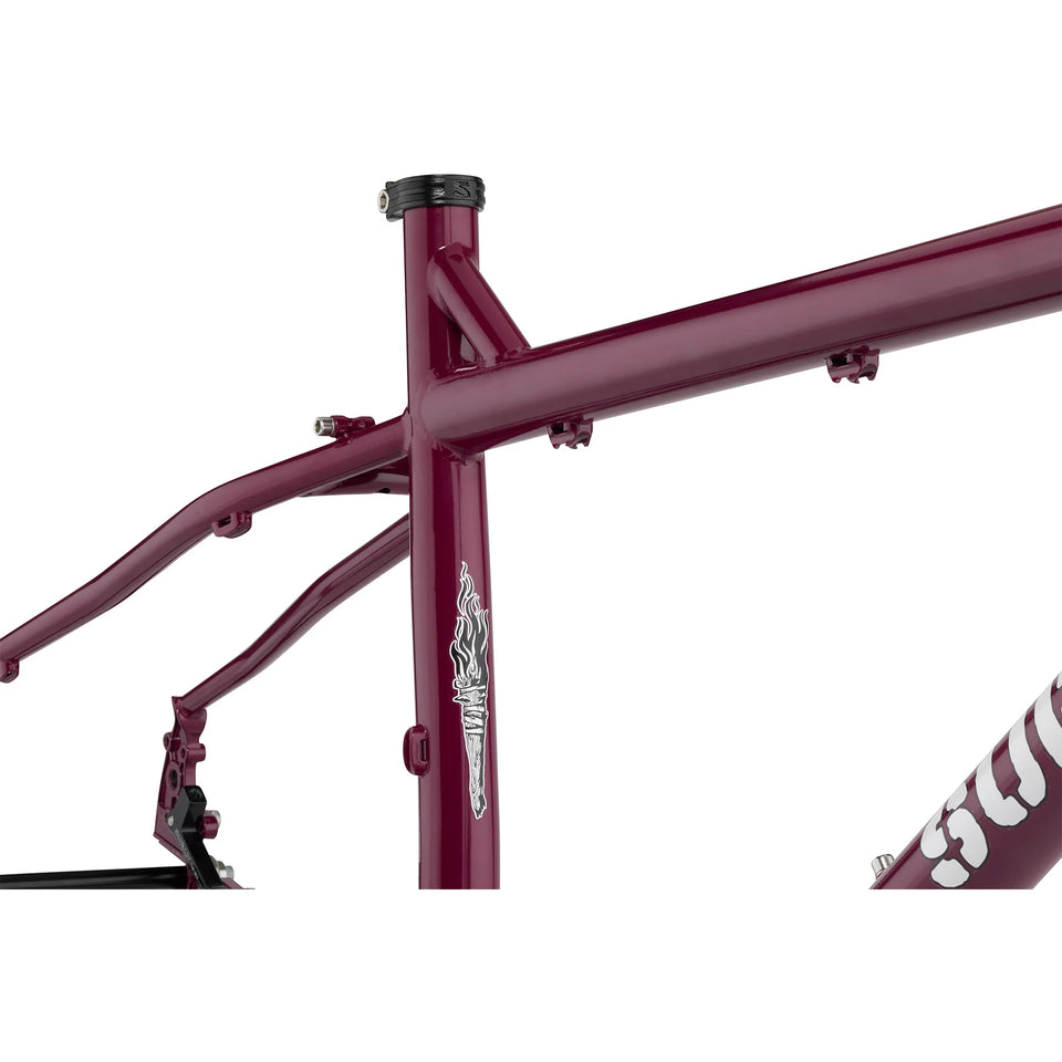 Plum Rims Ogre Frameset -Fermented Plum – Bikes on Wheels