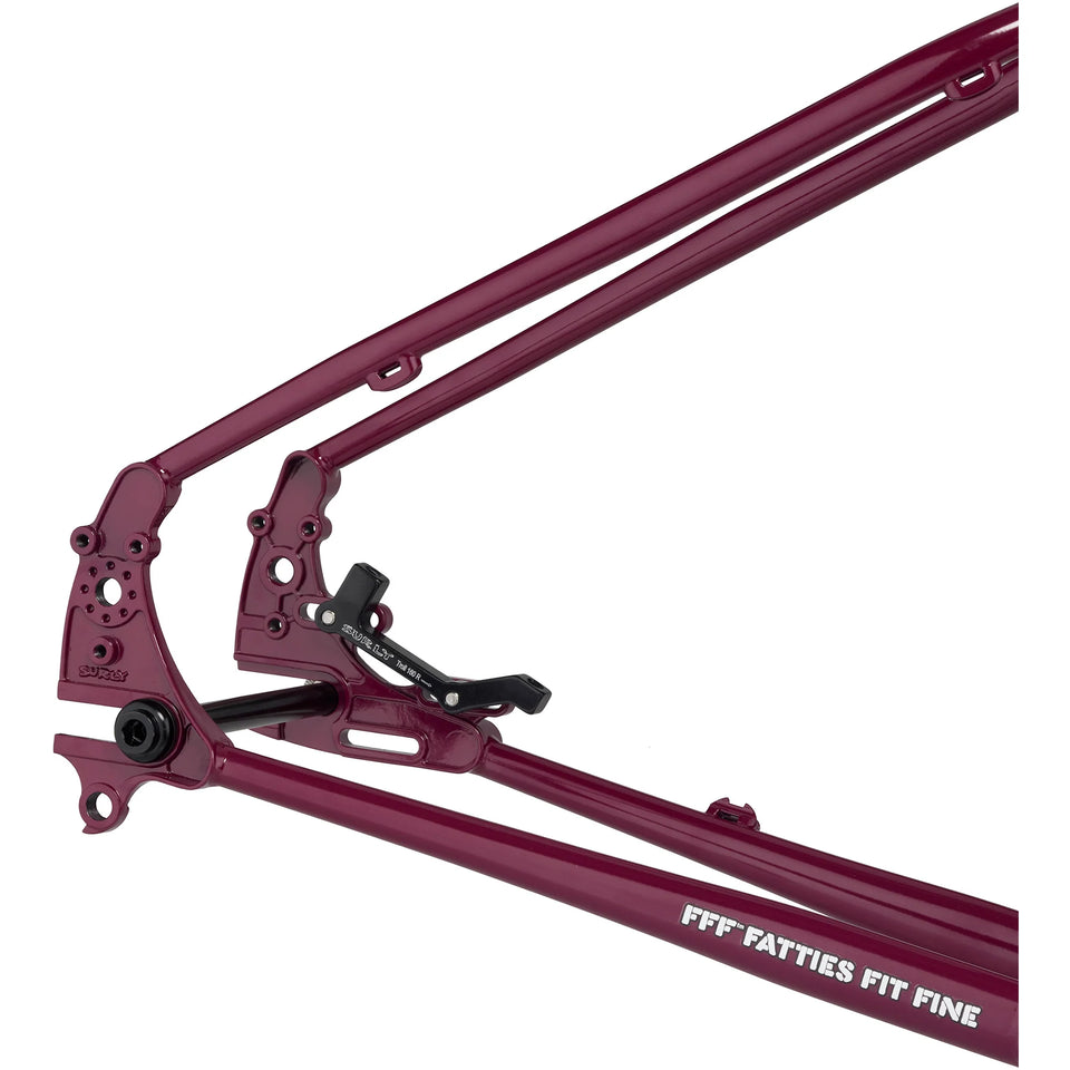 Plum Rims Ogre Frameset -Fermented Plum – Bikes on Wheels